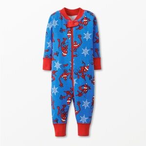 Hanna Andersson Marvel Spider-Man Baby Zip Sleeper Footie Pajamas 6–12M
